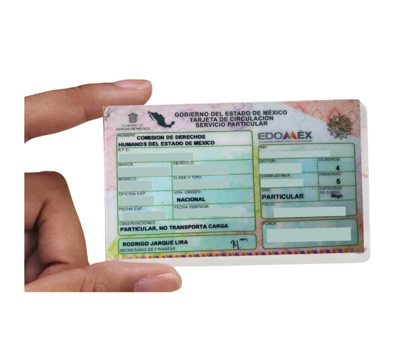tarjeta de circulacion en mexico